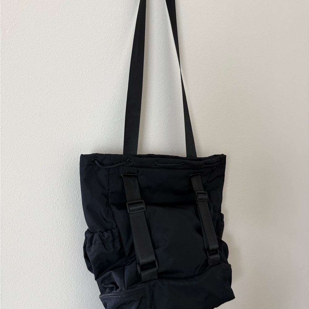 Beyond Yoga Black Backpack with Utility Design